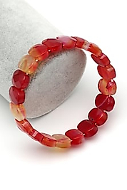 Akik Doğal Taş Bileklik  10 x 14 Roleks Bileklik