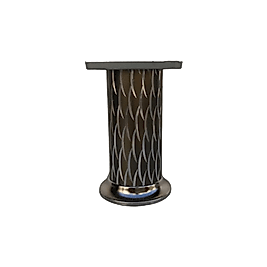 Tuğra Mobilya Ayağı Sarmal İnox 8 Cm