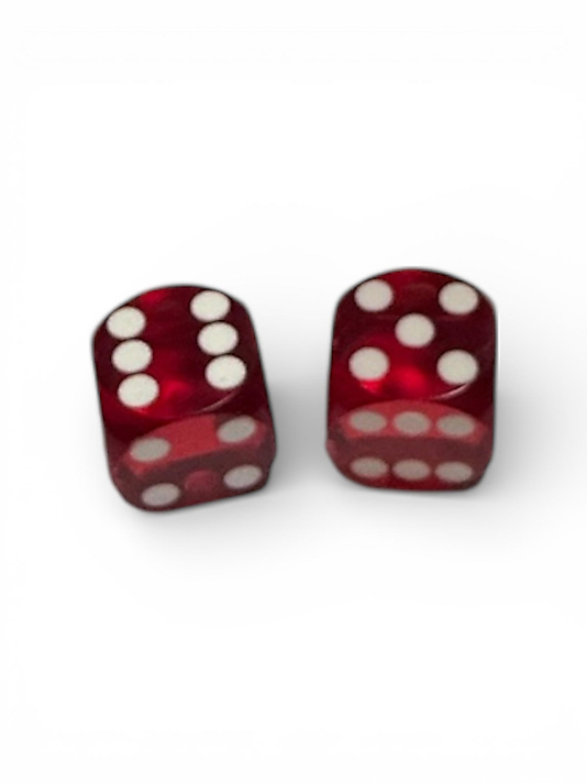 Red Backgammon Precision Dice