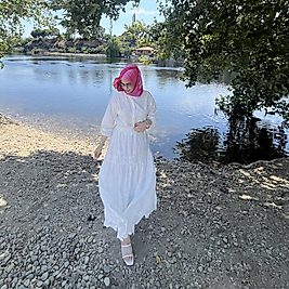 YENİ DESEN FİSTO ETEKLİ TAKIM BEYAZ