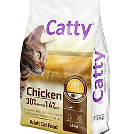 Catty Tavuklu Yetişkin Kedi Maması 1.5 Kg