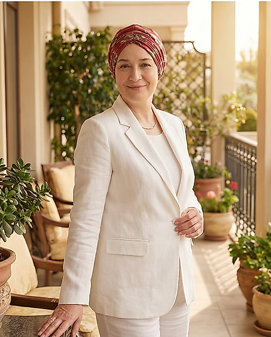 Drapeli dolgulu desenli yaldızlı bone