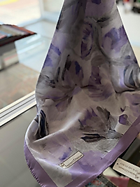 BAŞÖRTÜ DÜKKANI SOFT EŞARP FLORAL DESEN LİLA