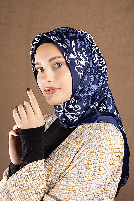 Varaklı Saten Eşarp