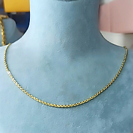 Xuping 14K İnce Zincir Kolye