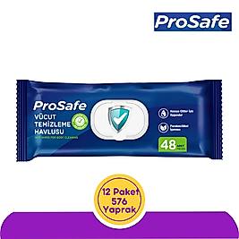 Prosafe Vücut Temizleme Havlusu (12 Paket) 576 Yaprak