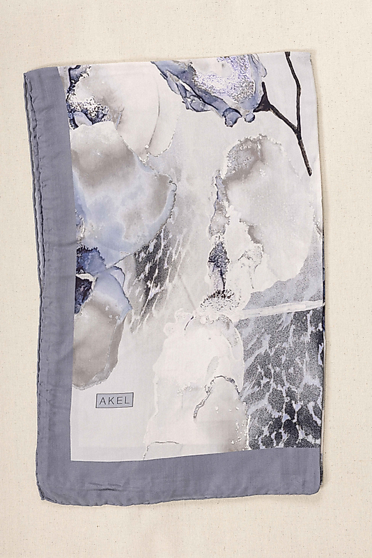 FLOOR İPEK ŞAL EL DİKİŞİ DESEN-1