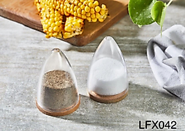 LUFEX 2’li AHŞAP MİKA TUZLUK TAKIMI