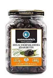 Marmarabirlik Yağlı Salamura Zeytin Cam 1 KG