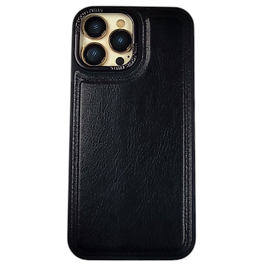 APPLE 13 PRO MAX DERİ METAL TUŞLU KILIF