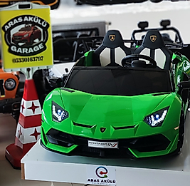 24 volt lisanslı Lamborghini AVENTADOR SVJ DRİFT