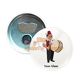 Dini İslam Temalı Rozetler Metal Resimli İğneli Buton Rozet Magnet Anahtarlık Açacak Çanta Rozetleri M24