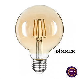 Ldk-30 4w E27 G95 Bal Cam Amber (10 Adet)