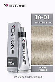 VERTONE SAÇ BOYASI 60 ML. (10-01 AZ KÜLLÜ AÇIK SARI)