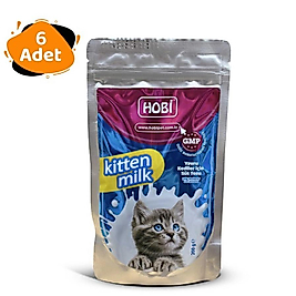 Hobi Kitten Milk Yavru Kediler İçin Süt Tozu 200gr x 6 Adet