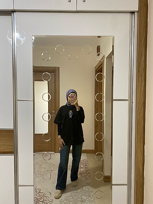 A+ Plus Marka Nakışlı Oversize T-Shirt