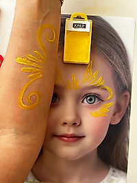 Krep yüz boyası Sarı 40 gr