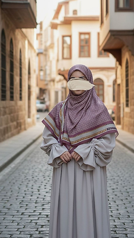 Monogram Desen Büyük Boy Soft Eşarp