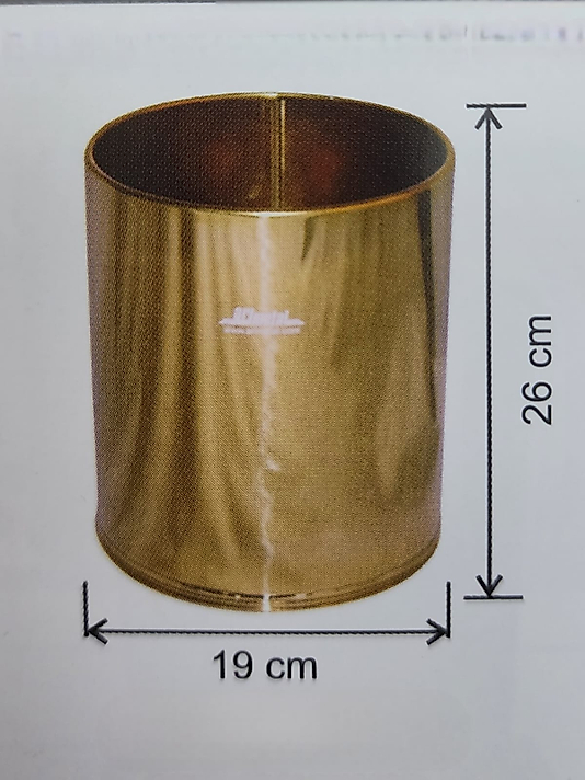 Gold Paslanmaz Çöp Kovası Otel Oda Tipi ( KDV DAHİL )