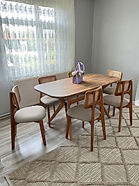 VALENTİNO 80*130 MASA TAKIM - ZİON SANDALYE