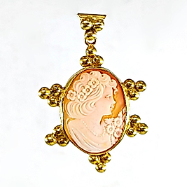 VİKTORYA DÖNEMİ CAMEO KOLYE