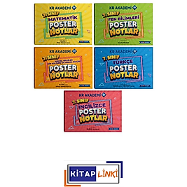 7. Sınıf Poster Notlar Seti Kr Akademi Yayınları