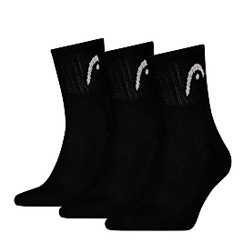 New SOCKS TENNIS 3P CLUB SHORT CREW BLACK