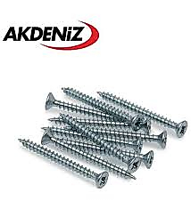 AKDENİZ SUNTA VİDASI 5,0X60 ÇİNKO 200X16