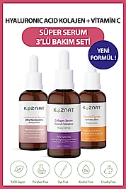 Üçlü Serum Paketi ( Kolajen - Hyaluronic Acid - Vitamin C )