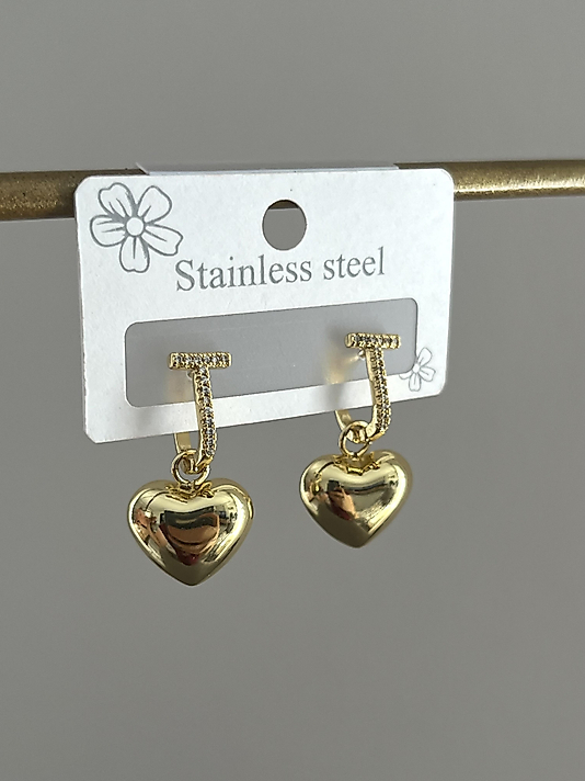 Çelik Ayrı Kullanılabilir Kalp Küpe