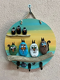 Summer Cats Keychain Hanger (R)