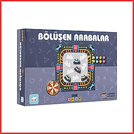 Kanguru Matematik Bölüşen Arabalar Oyunu  | Bölme İşlemi Öğrenme | 2-4 Oyuncu | İlkokul Müfredatına Uyumlu | 7-8 Yaş |