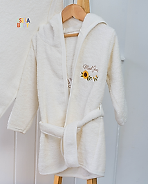 Asellakids Nakışlı Bornoz Seti