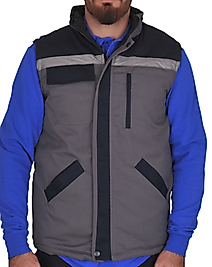 Star Gabardin Teknik İş Yeleği Gri Lacivert
