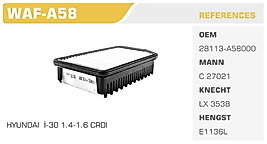 HAVA FİLTRESİ HYUNDAI  İ-30 1.4-1.6 CRDI