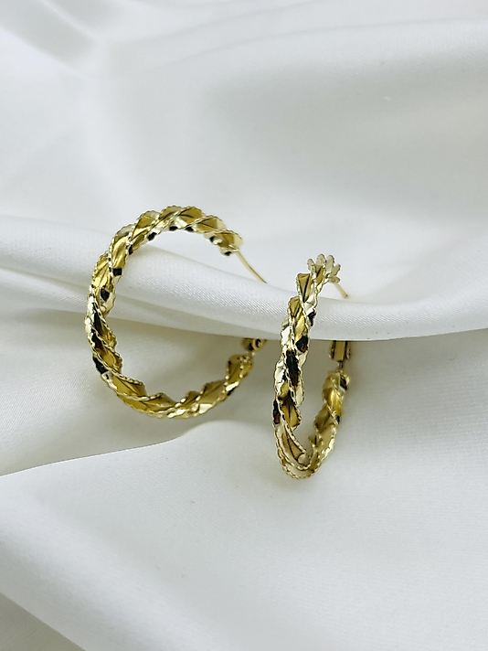 Tırtıklı Halka Xuping Küpe