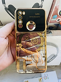 Redmi Note 8 Lens Korumalı Telefon Kılıfı Gold