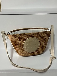 Jüt Chloe Paris Bej Ağzı Büzgülü Omuz Çanta