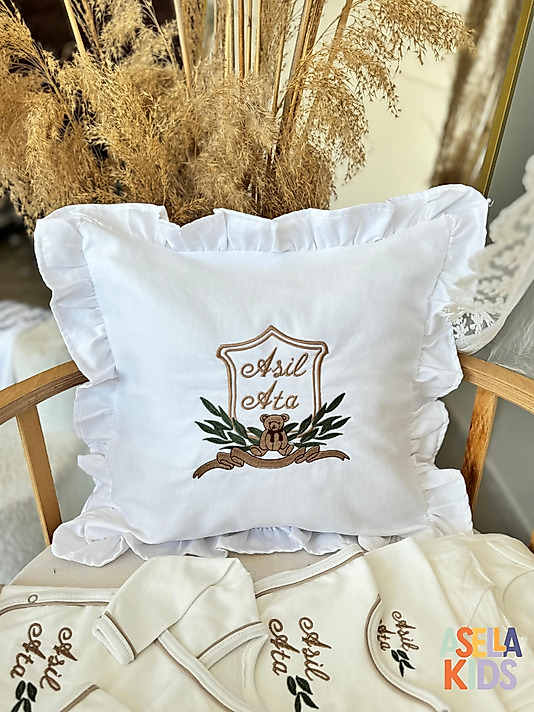 Yenidoğan Set - Bebeğinizin İsmi Nakışlı