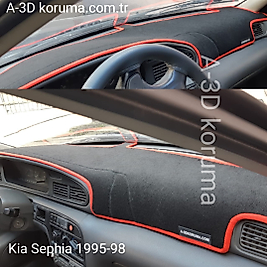 Kia Sephia 1995-1998 Konsol Torpido 3D Koruma