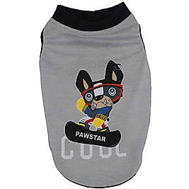 22855-Pawstar Grey Cool Büyük Boy Tişört (3xl-4xl-5xl-6xl-7xl)