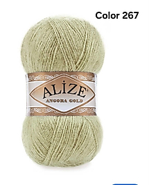 ALİZE ANGORA GOLD COLOR 267-AÇIK YEŞİL