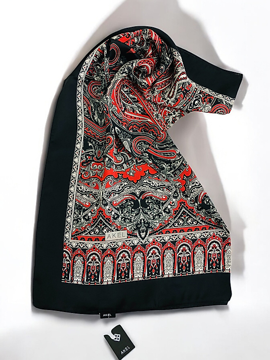 Desenli Alfa Silk Şal Pastel Desen