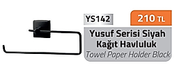 Kağıt Havluluk Siyah %100 Paslanmaz