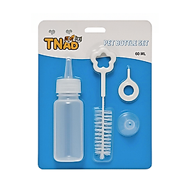 Tnap Yavru Kedi ve Köpek Orta Boy Biberon Seti 60 ml