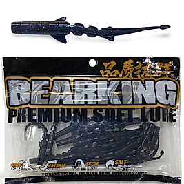 Katta Bearking Lrf Silikon Yem 6,5 cm 20 Adet (Siyah Simli)