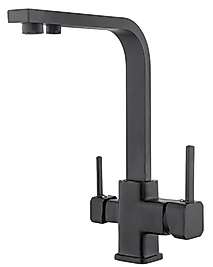 KARE ARITMALI MUTFAK BATARYASI SİYAH