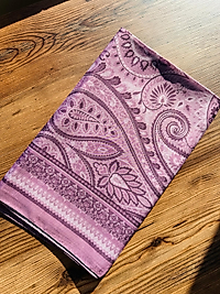 PAMUKLU ETRO DESEN ŞAL-LİLA