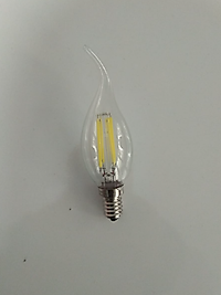 FLUMİNENS KIVRIK BUJİ MUM LED AVİZE  AMPULU 4W  E14 DUY BEYAZ IŞIK (6000K)FL10607