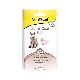 GimCat Deri ve Tüy Sağlığı İçin Şekersiz Kedi Ödül Tableti (40 g)